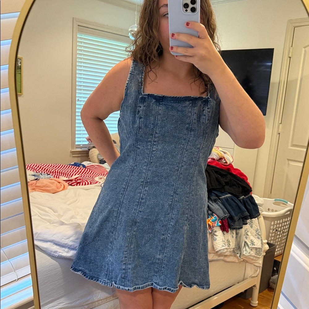 Abercrombie and Fitch Denim mini dress